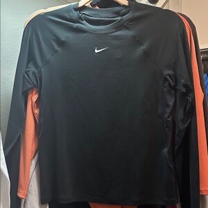 Nike Black Long Sleeve Performance Shirt